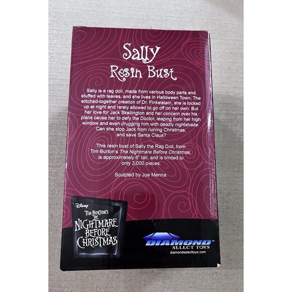 Nightmare Before Christmas Sally Resin Bust Diamond Select Toys #193/3000 RARE - Picture 3 of 7